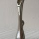 Swan metal single flower vase