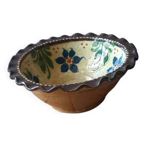 Saladier ancien en terre - cuite