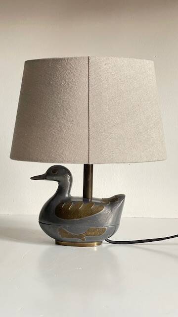 Vintage duck lamp
