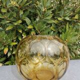 Amber ball vase