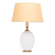 Lampe de table nervurée Philips Milk Glass design Louis Kalff années 1950