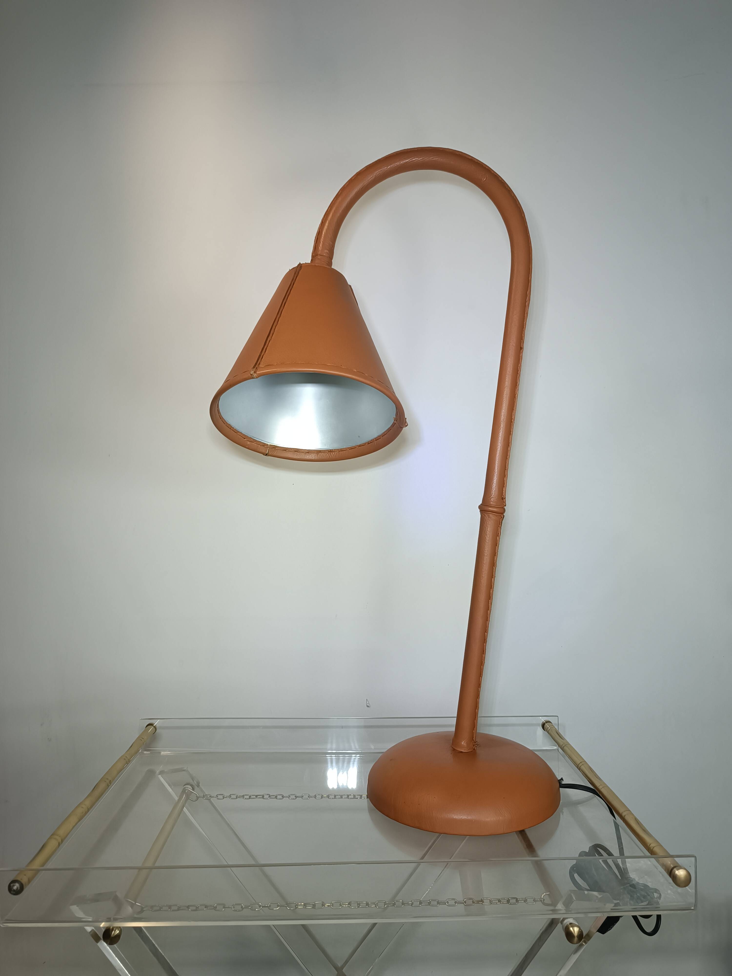Table lamp by Jacques Adnet for Valenti 1960s