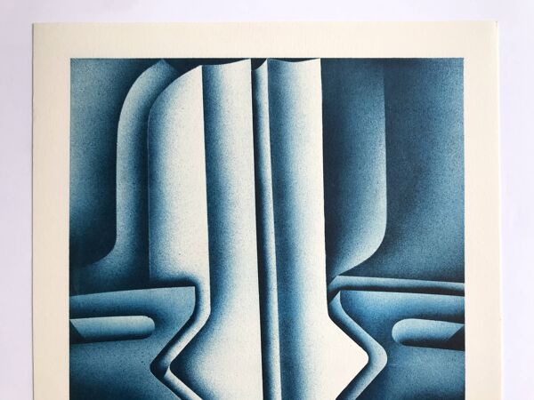 Jacques poli, le feu iii, 1978. lithographie originale signée au crayon