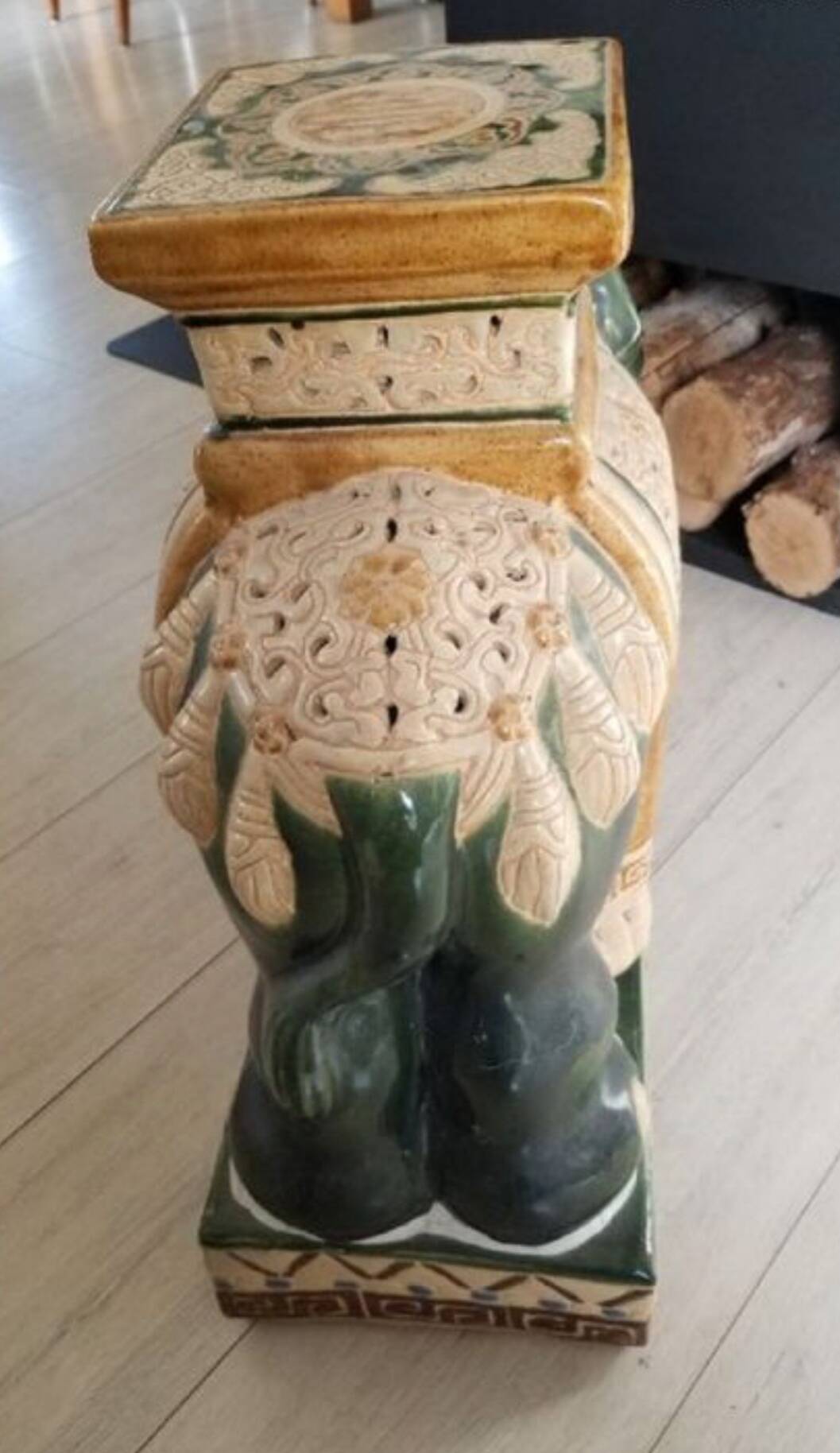 Vintage Thailand ceramic elephant
