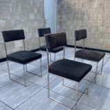 Set of 4 SQ Lux chairs, Willy Rizzo