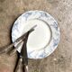 Assiette plate Luneville en terre de fer service "Henriette"