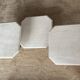 Set of three travertine coffee tables from the 70s