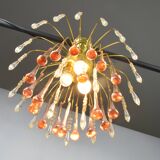 Chandelier designed by P. Venini, Italy, 1970s