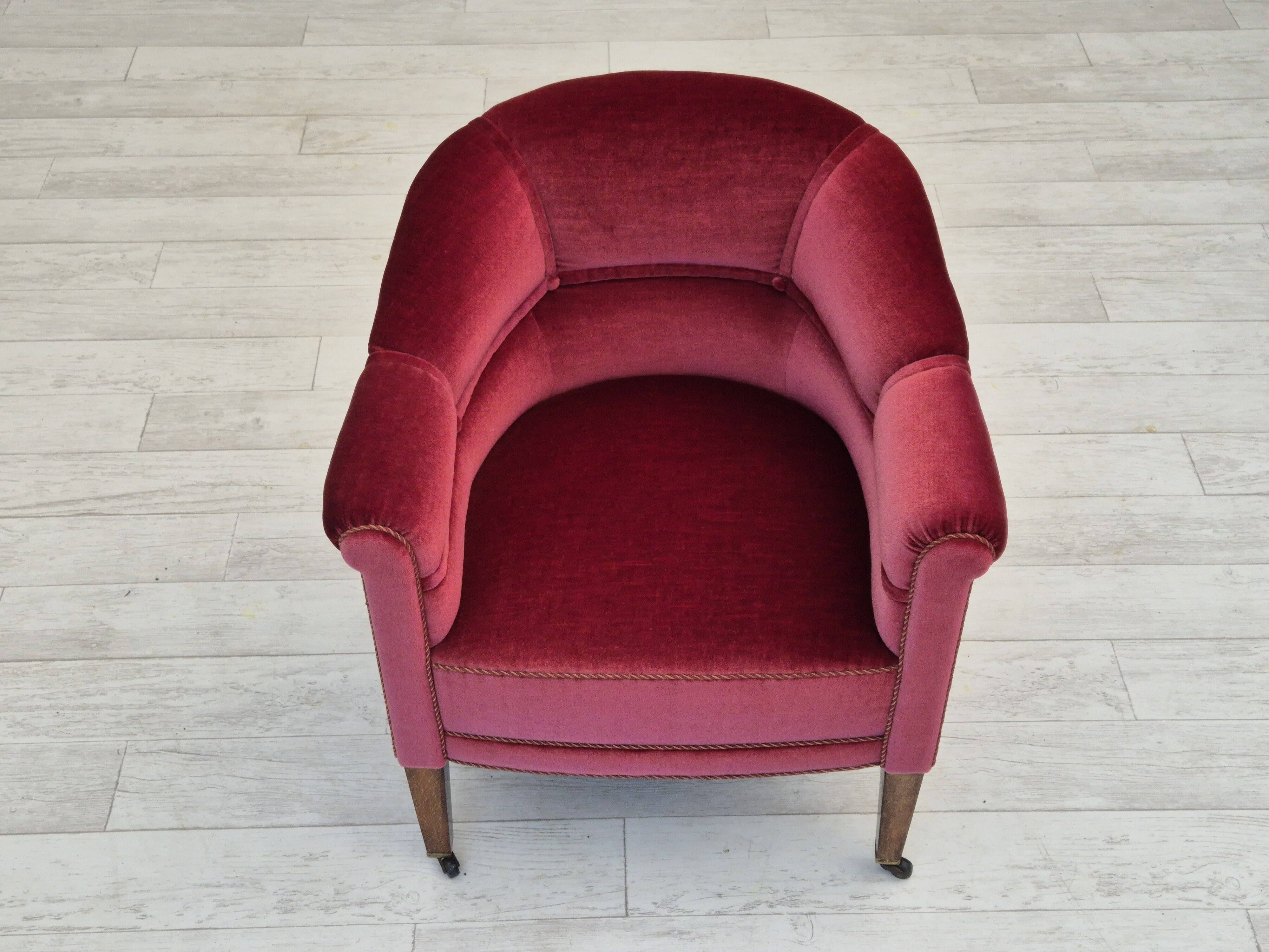 1950s, Danish lounge chair