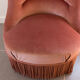 Fauteuil crapaud vieux rose
