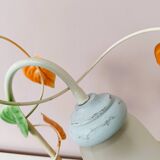 Table lamps with tulip-shaped lampshades, set of 2