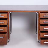 Bureau en chêne Bauhaus par Vichr a spol Tchéquie années 1930