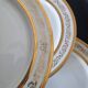 Ensemble de 6 assiettes à dessert ou à hors-d'œuvre en porcelaine fine de L