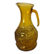 Amber glass pitcher 70s