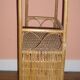 2-shelf, 2-door 1970/80 rattan furniture