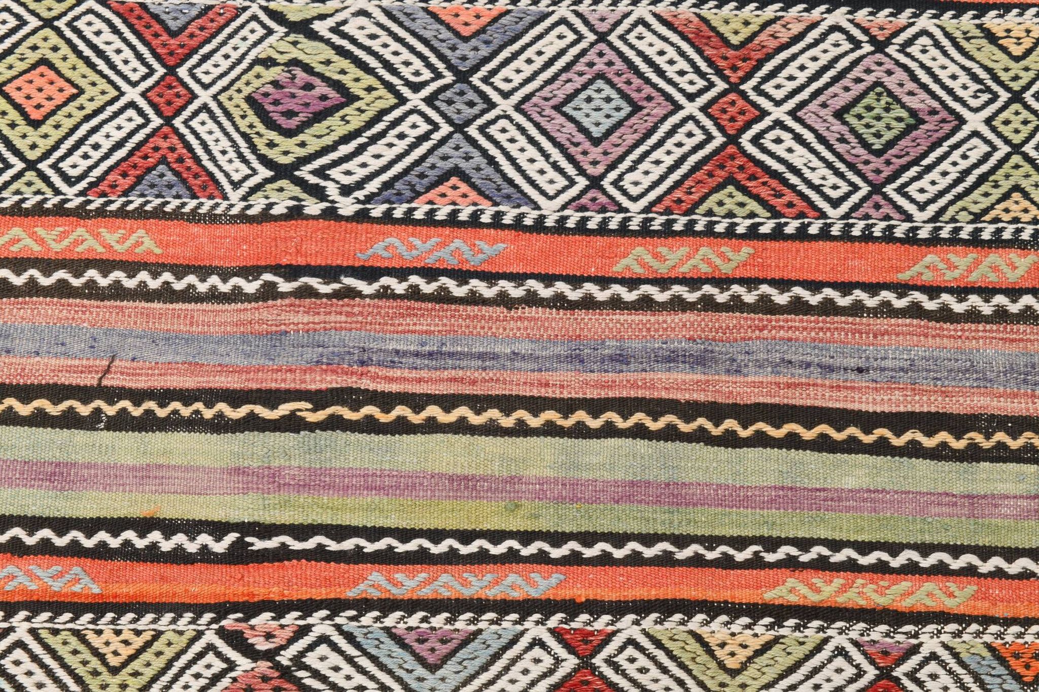 174x236Cm Antique Turkish Vintage Kilim Rug