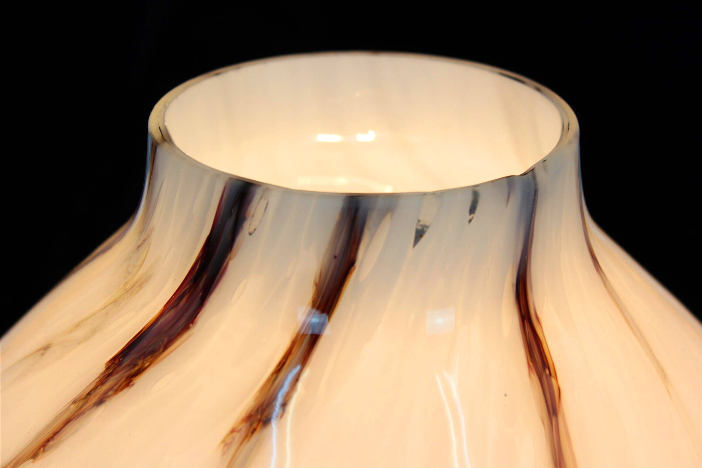 Mid-Century Glass Table Lamp by Stepan Tabery for Opp Jihlava, 1970s