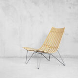 A Pair of Norwegian Scandia Easy Chairs by Hans Brattrud for Fjordfiesta, 1957