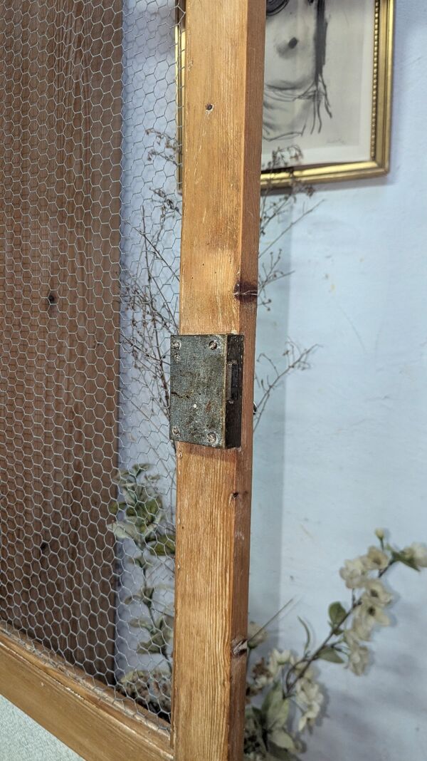 Armoire Lingère Bibliothèque Vitrine Patine Shabby Vintage