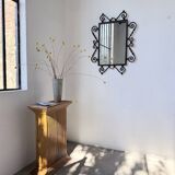 Brutalist wrought iron mirror 1940