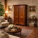 Antique walnut wardrobe – 19th century
