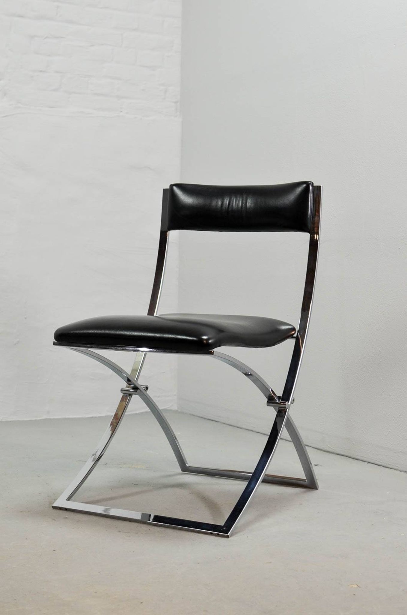 Chaises de salle à manger vintage Marcello Cuneo pour Mobel Italia, années 1980