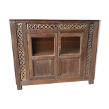 Ancien buffet tribal en teck birman