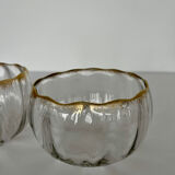 Pair of Baccarat crystal bowls from the Napoléon III period.