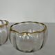 Paire de coupelles cristal Baccarat Napoléon III