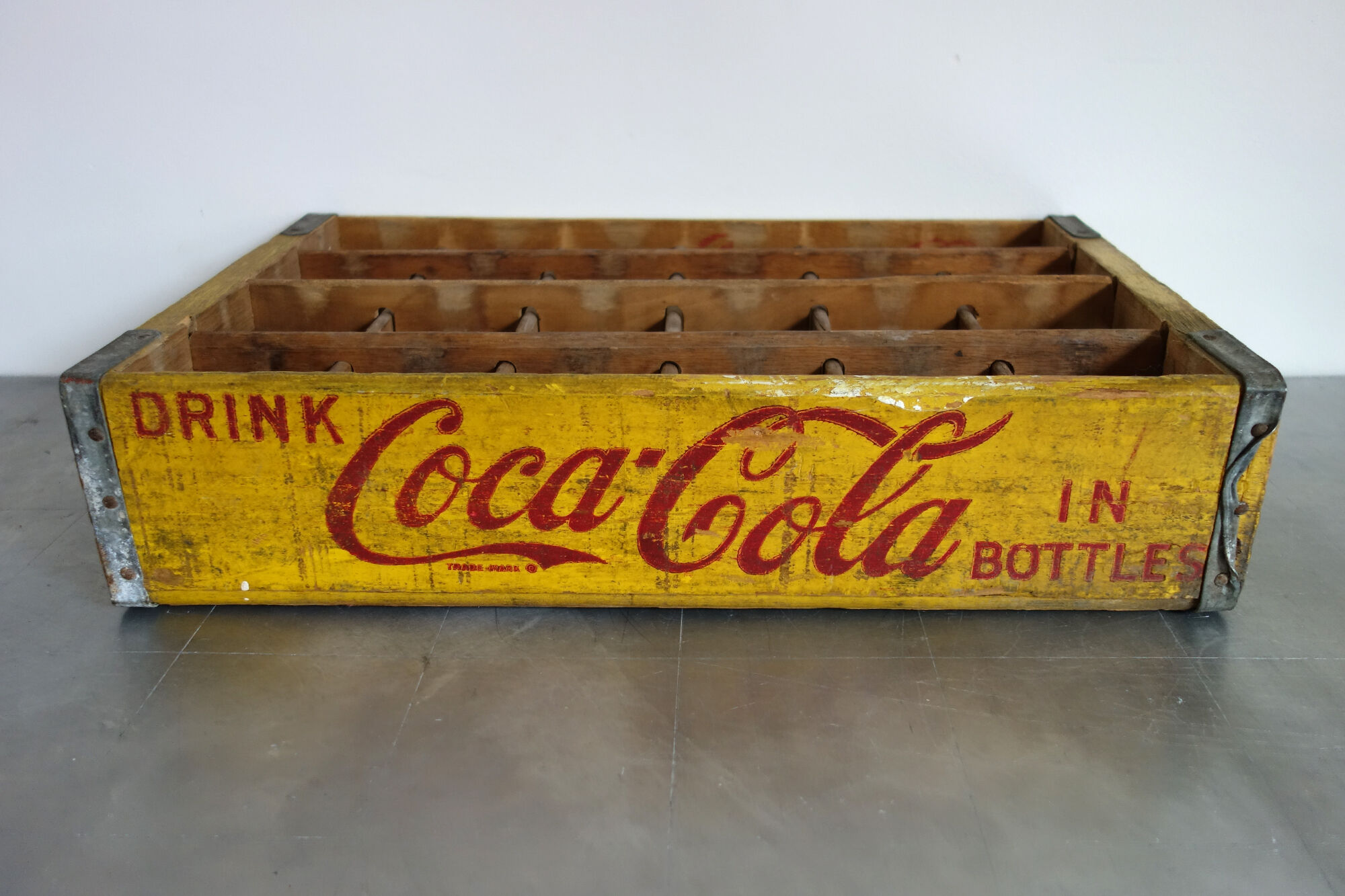 Vintage Coca-Cola wooden locker