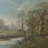 Oil on canvas by Lucien Henry
