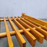 Set of Three Mid-Century Wooden Plant Stands, Czechoslovakia 1970s