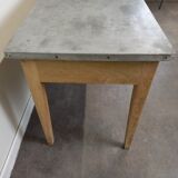 Bistro table zinc tray 185 cm