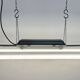 Grey Industrial Hanging Tube Light from Polam Gdansk, 1970s