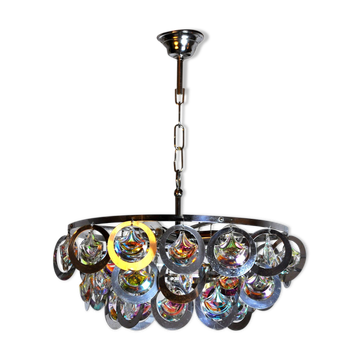 Lustre verre Murano Italie 1970