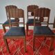 4 Art Deco chairs