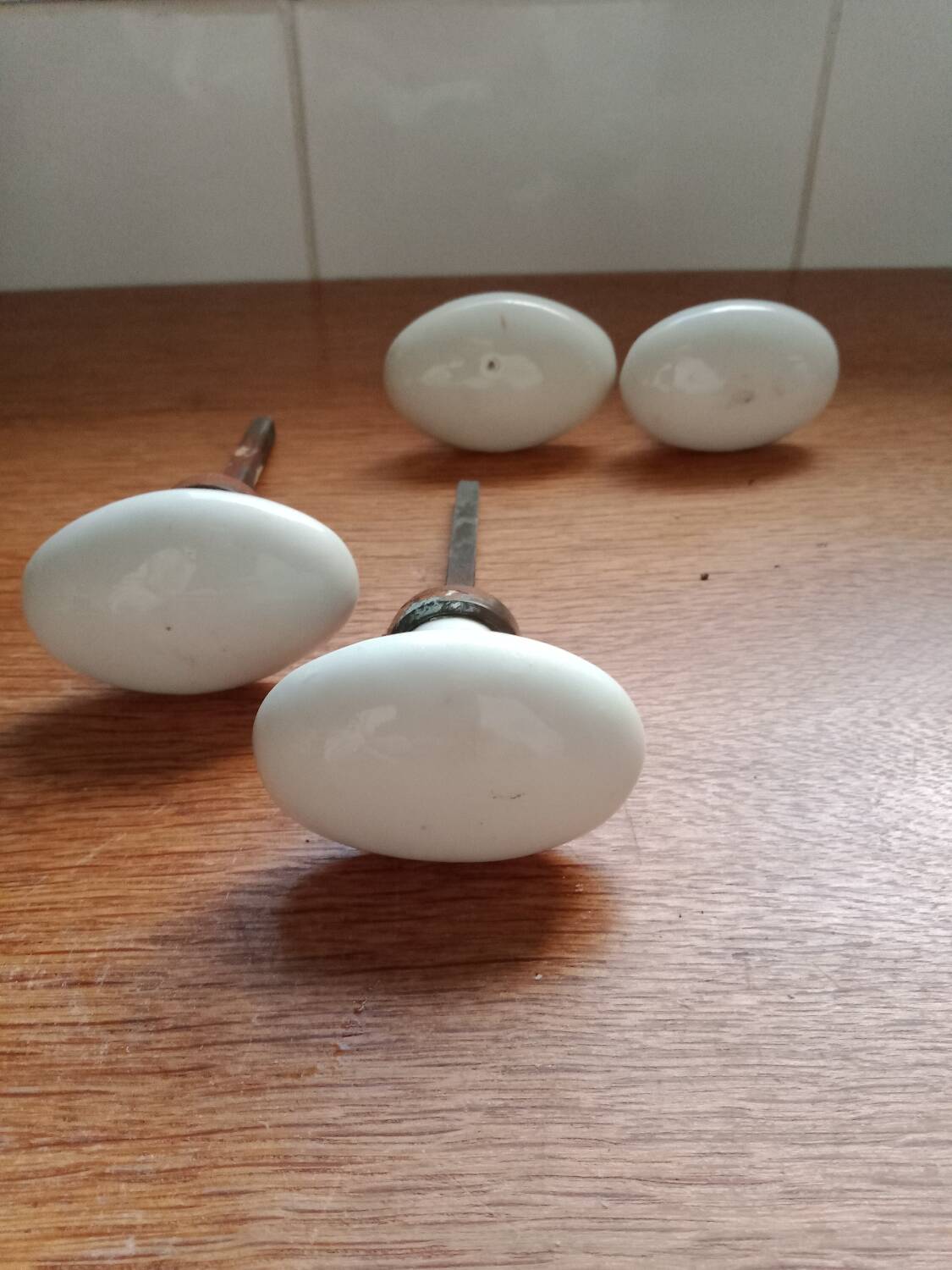 Porcelain door handles