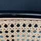Chaise cannage bois noir caviar