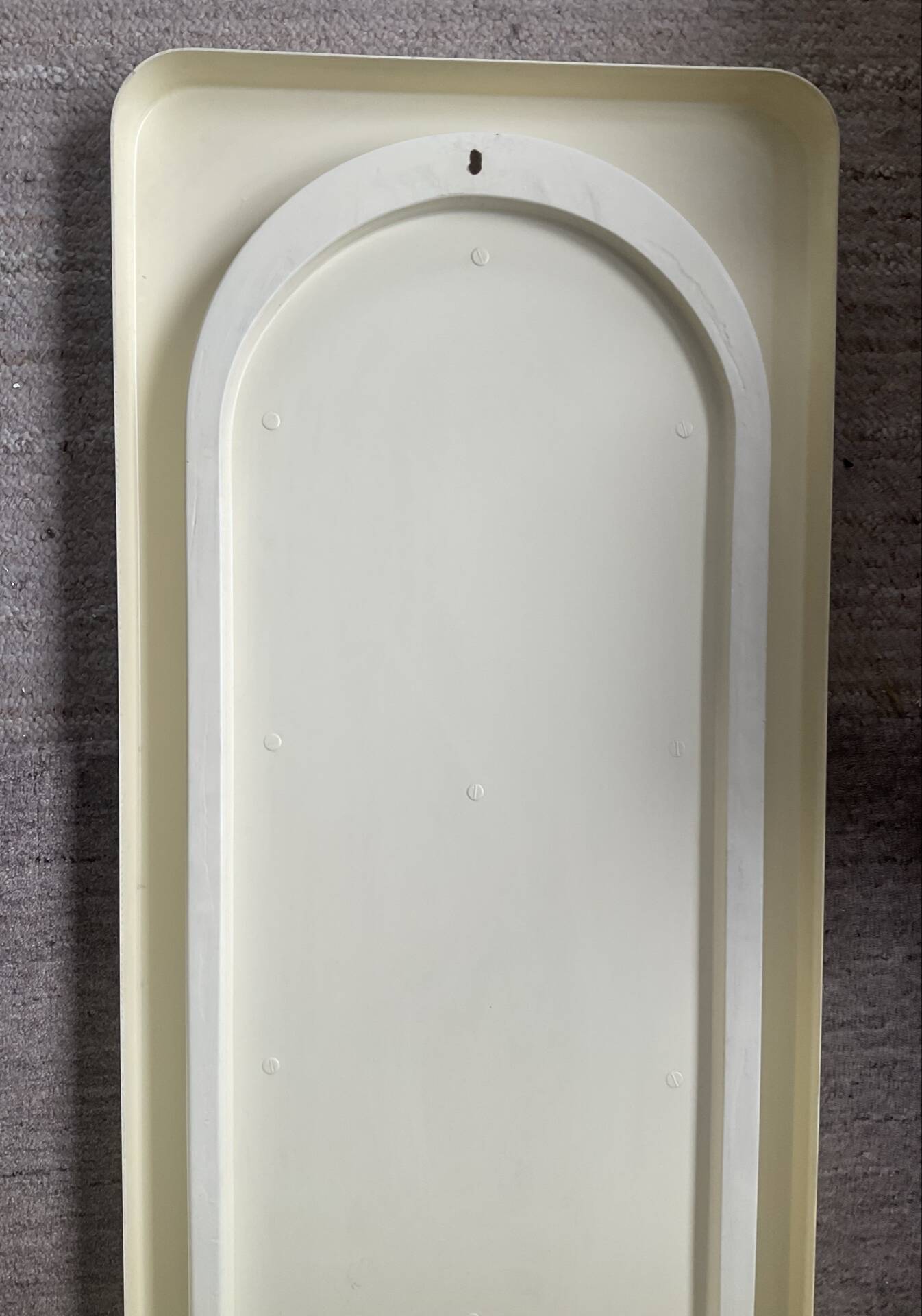 Large oblong mirror Space Age 1970s