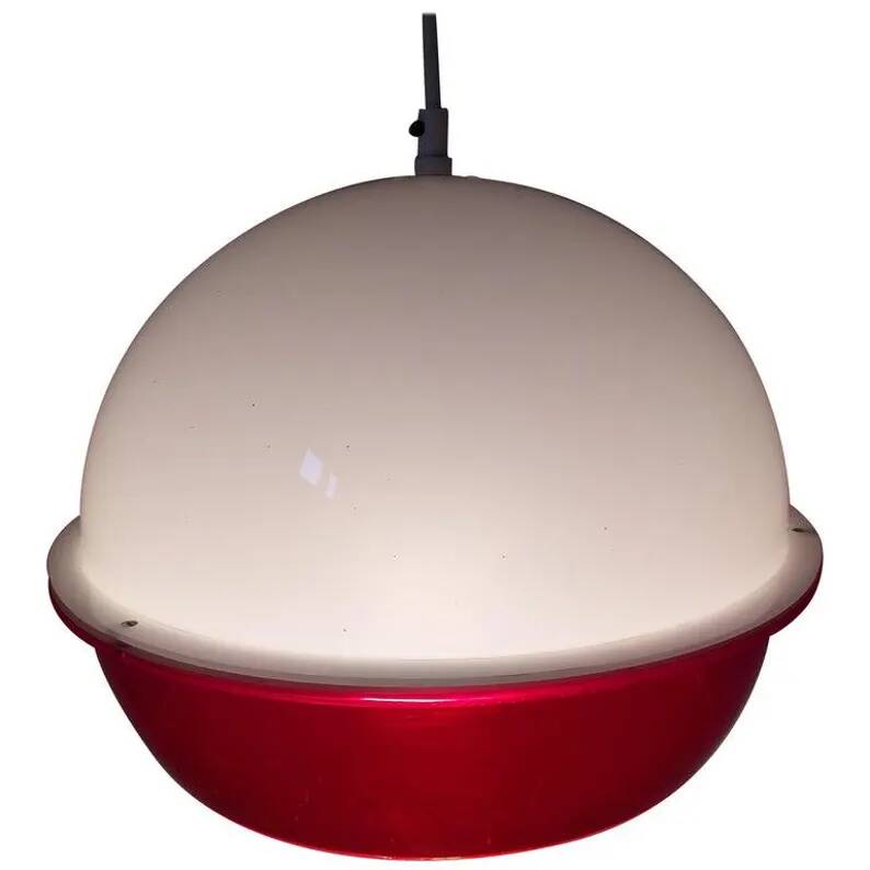 Midcentury Pendant in Style Harvey Guzzini, Space Age, Italy, 1970s