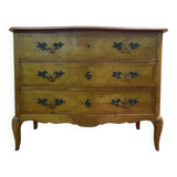 Commode style Louis XV-Transition en merisier