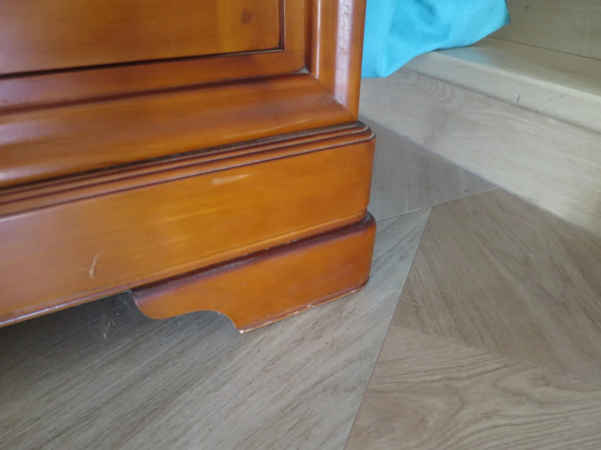 Louis Philippe buffet - 2 drawers - 2 doors - cherry wood - solid wood - dowelled