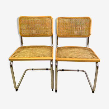 Lot de 2 chaises Cesca par Marcel Breuer