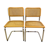 Lot of 2 chairs Cesca by Marcel Breuer