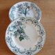 7 old flat plates Terre de fer