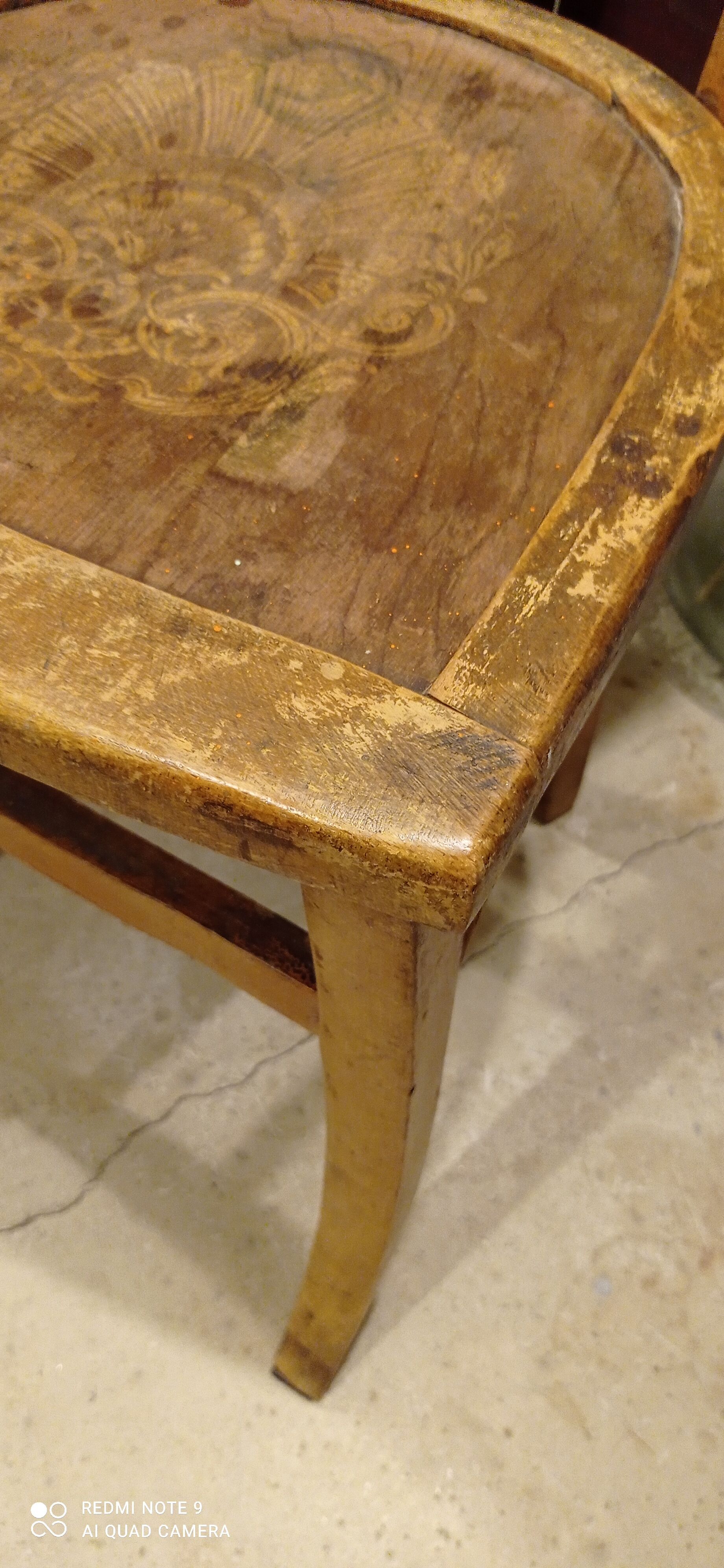 Antique bistro chair