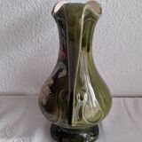 Art Nouveau pitcher in slipware
