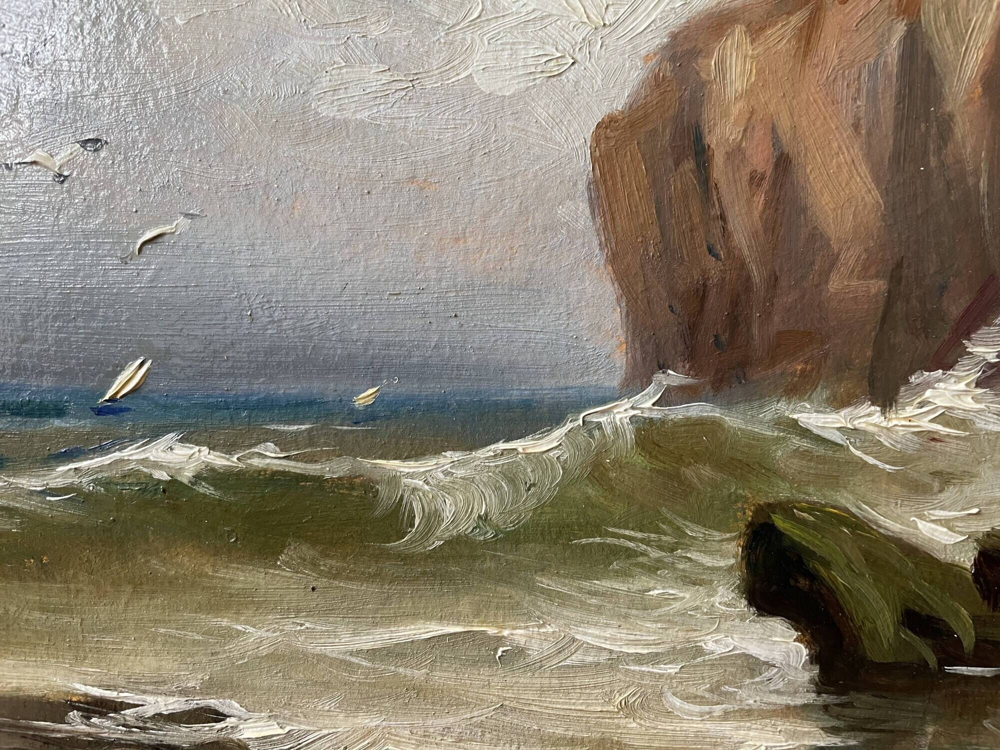 Set of 2 old paintings signed G. Cordier, early twentieth century