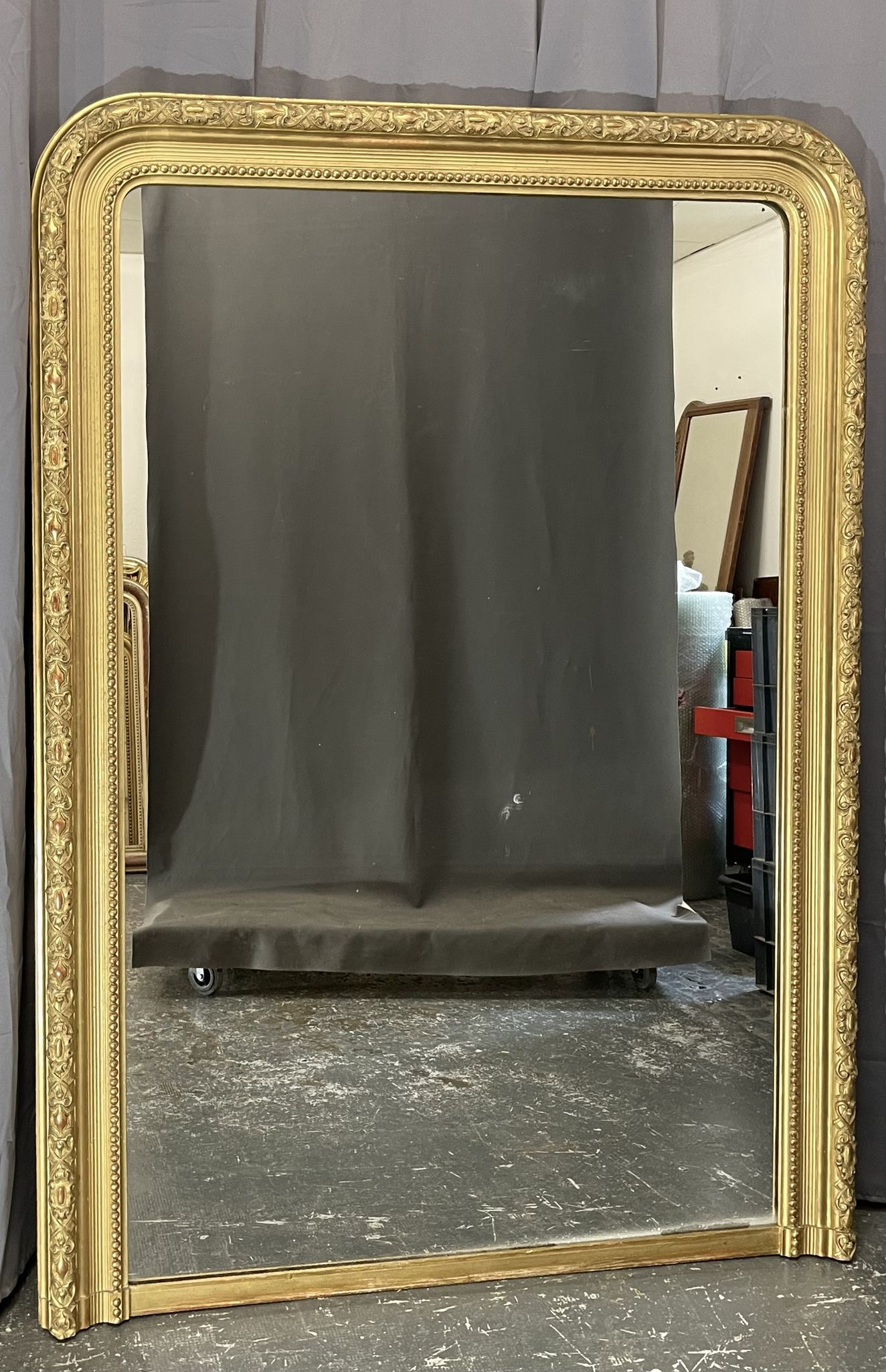 Miroir 166 x 121 ancien époque Louis-Philippe très bon état
