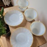 Set of 3 Crisa cups and saucers